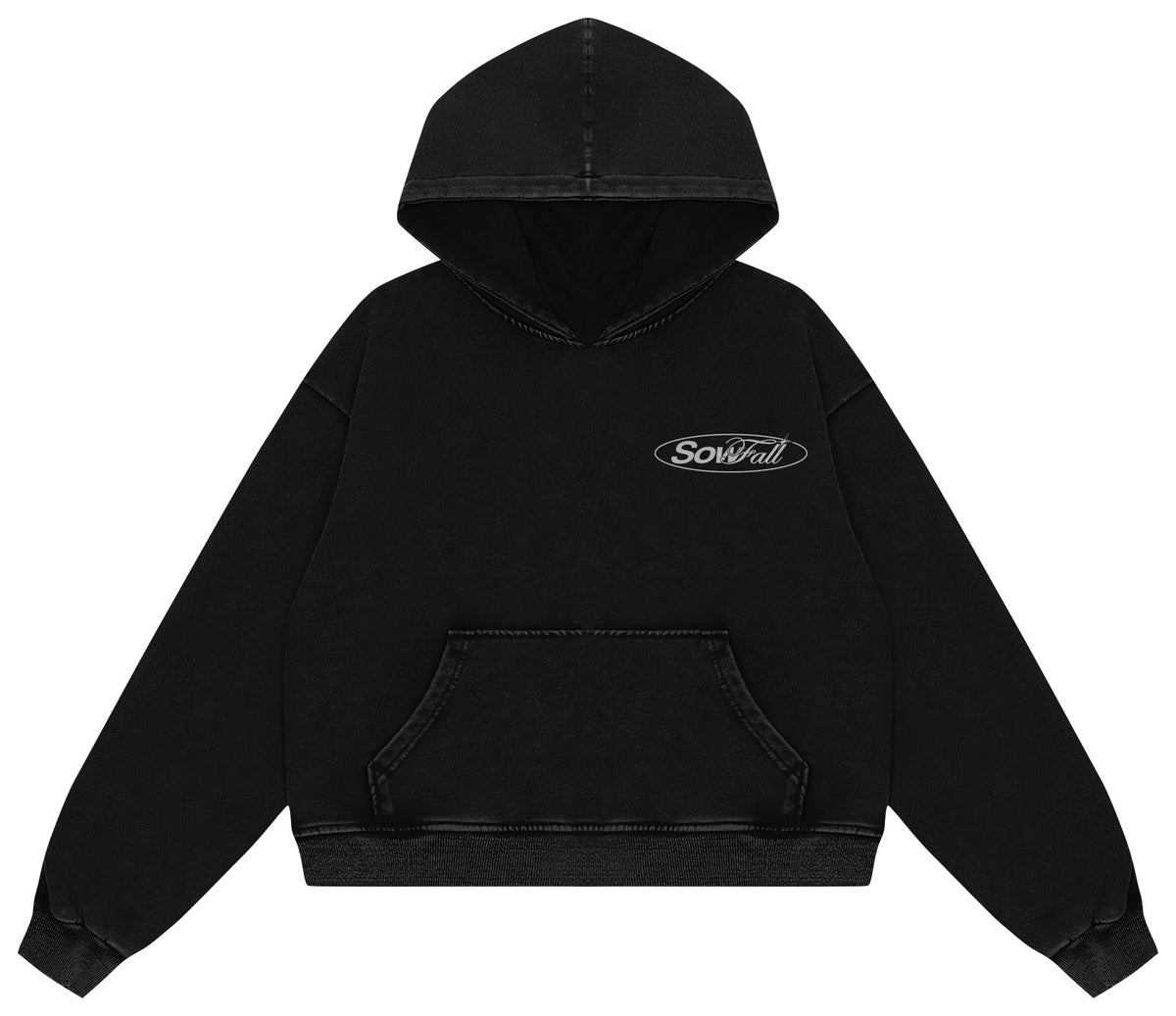 Noir Sowfall Hoodie
